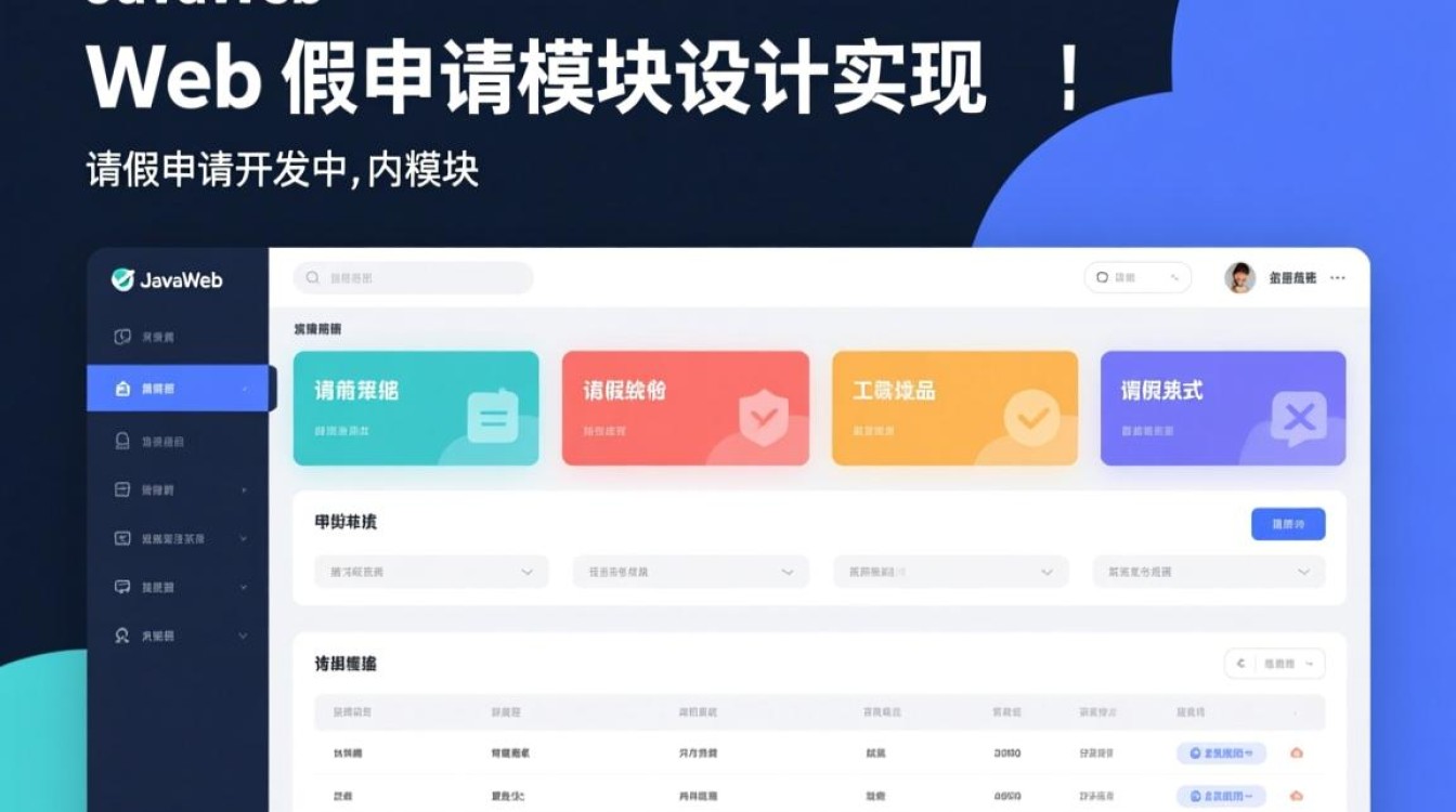 JavaWeb请假申请模块设计时，有哪些关键环节需要注意？