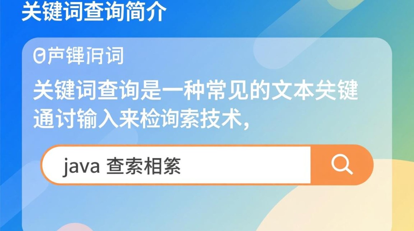 Java中实现关键词查询的原理与步骤详解？