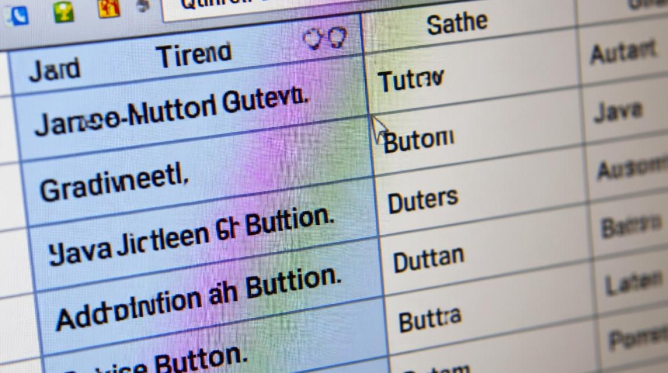 Java表格中如何添加按钮实现交互功能？哪种方法最适合我的需求？
