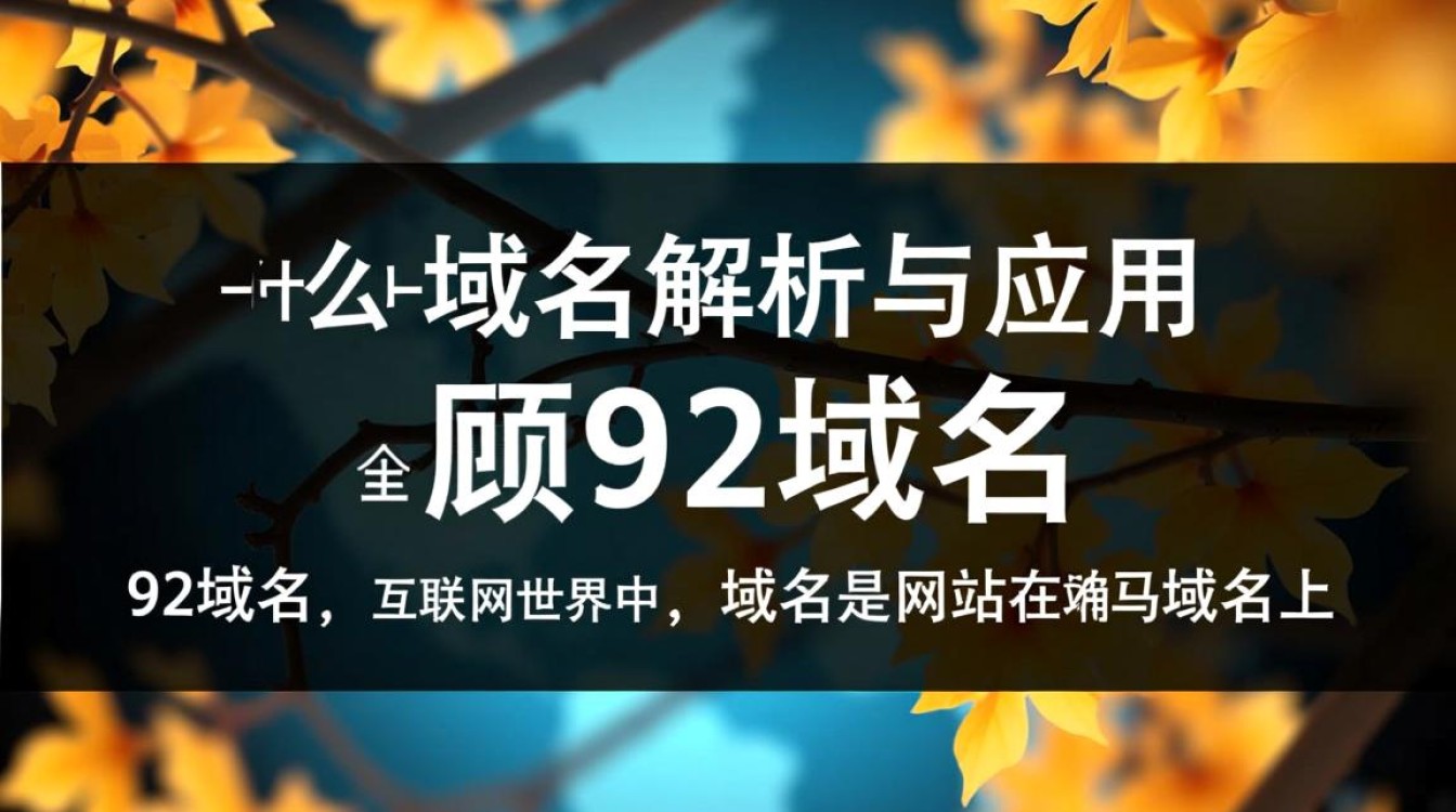92域名为何如此独特？揭秘其背后的故事和独特价值所在？