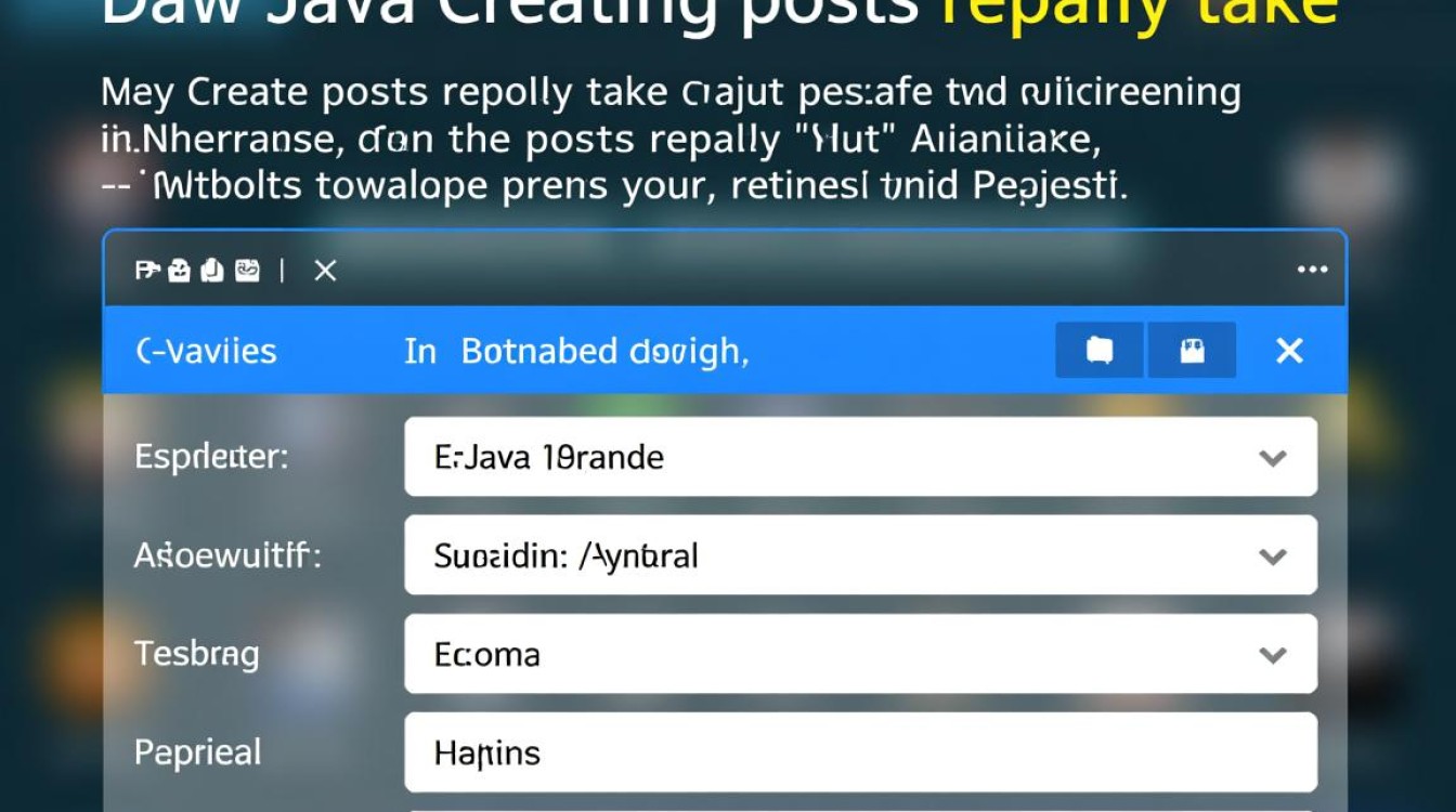 Java中如何设计并创建一个帖子回复的数据库表结构？