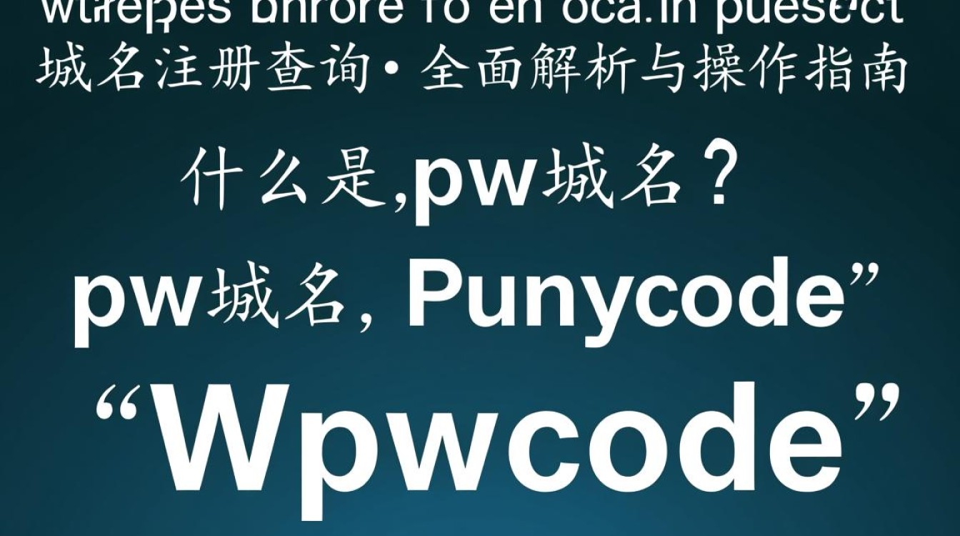 pw域名注册查询为何选择pw域名?有何独特优势?-好主机测评网