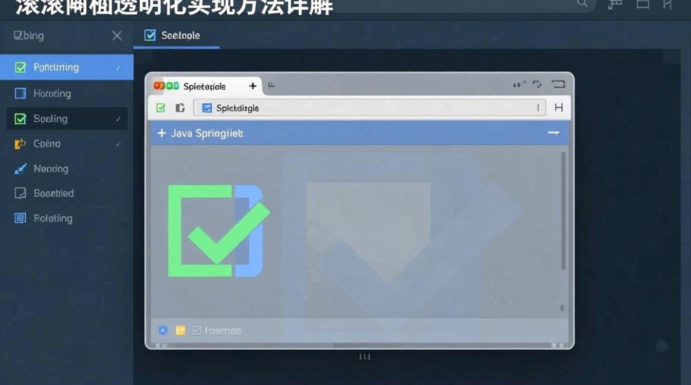 如何设置Java滚动面板实现完全透明效果？