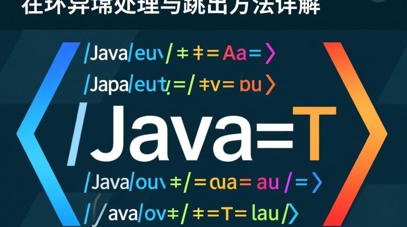 Java循环中遇到异常，如何优雅地跳出循环并处理异常？
