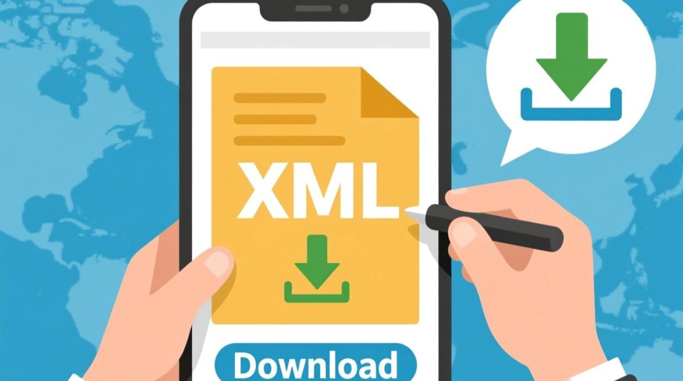 Java中如何实现返回XML文件并触发下载功能？