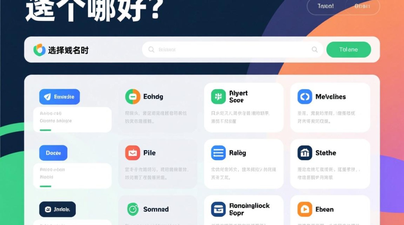 不同域名类型如何比较优劣？选择哪个类型更适合我的网站？