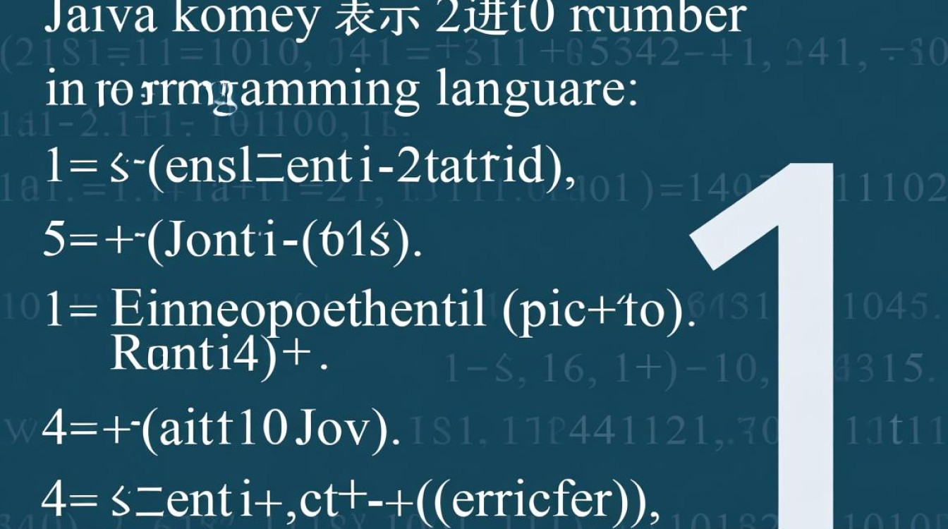 Java中如何准确表示及处理2进制数值？
