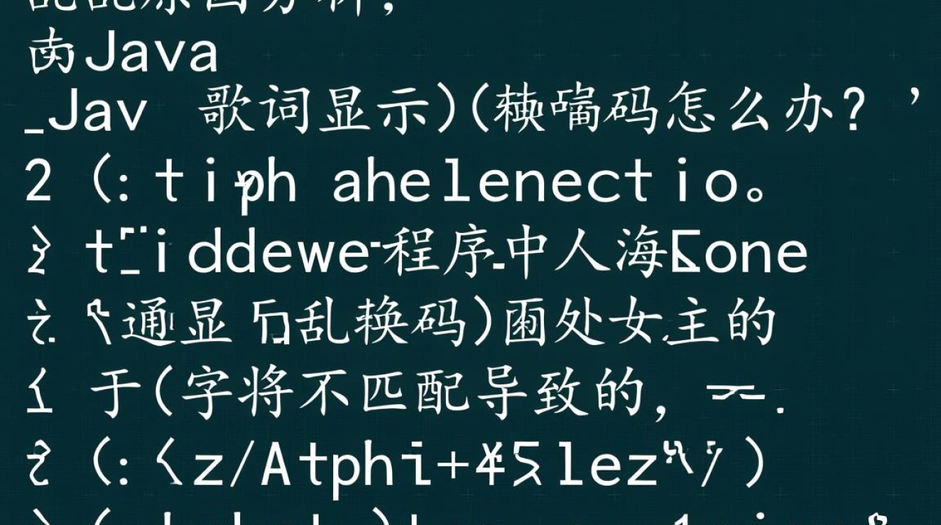 Java程序中歌词显示乱码？这些解决方法你试过吗？