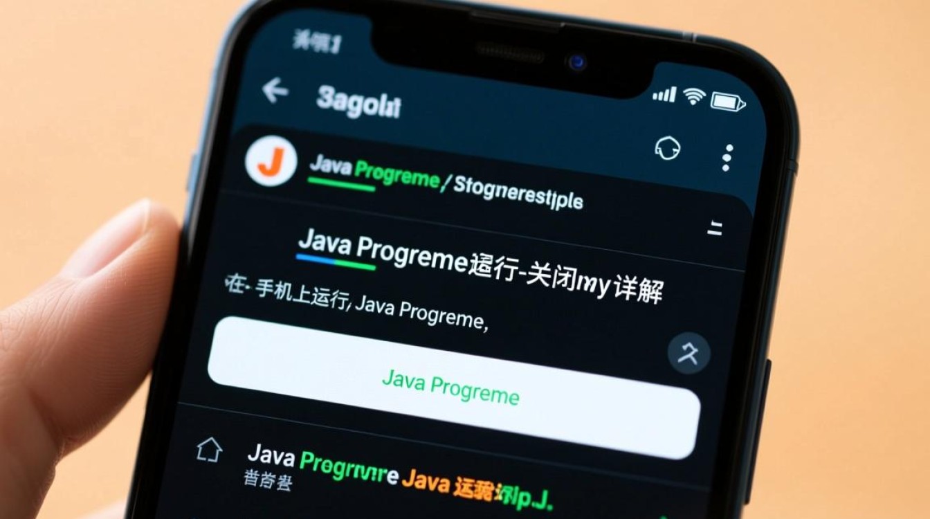 手机Java程序运行后如何确保程序能顺利关闭？