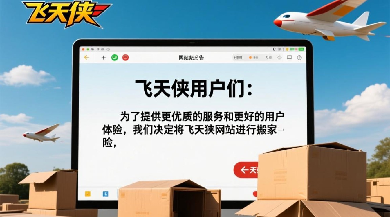 飞天侠网站搬家？新地址是哪？用户迁移有保障吗？