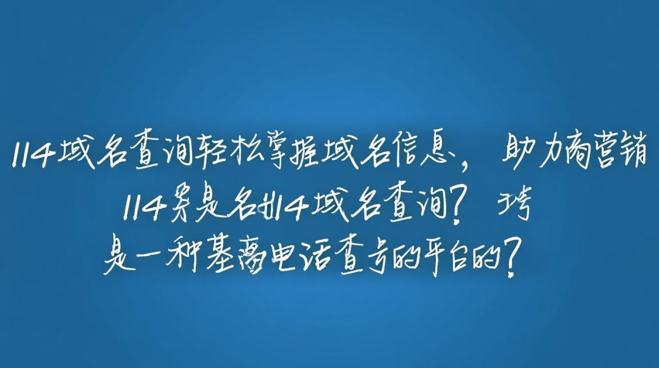 114域名查询如何准确快速地查询和管理114域名信息？