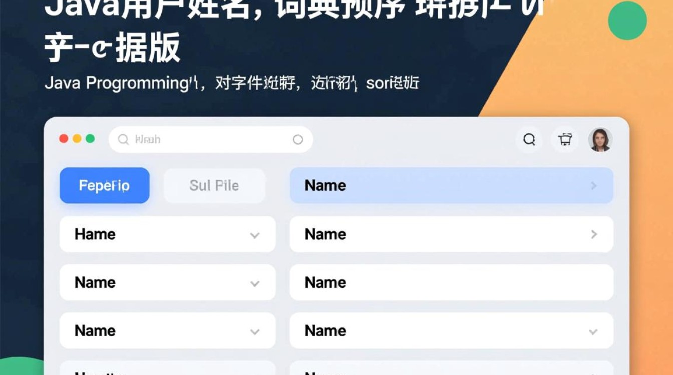 Java如何实现基于用户姓名词典顺序的有效排序方法？