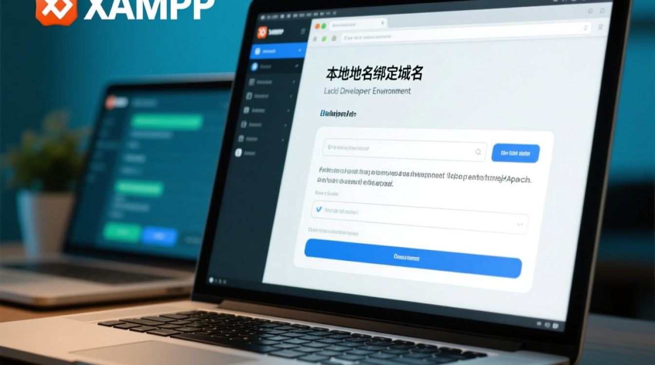 为什么在XAMPP中本地域名绑定域名会出现问题？解决方法是什么？