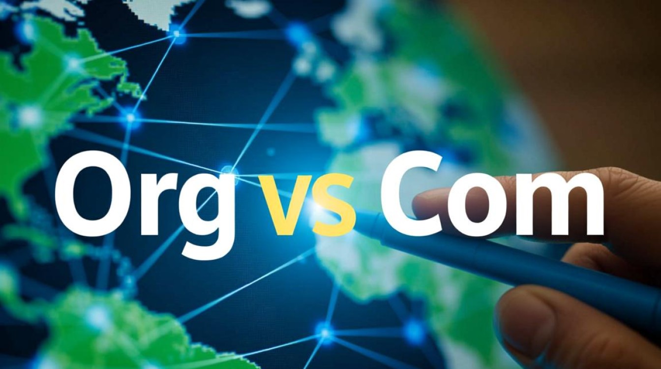 org域名与com域名有何本质区别？解析两者应用领域的差异-好主机测评网
