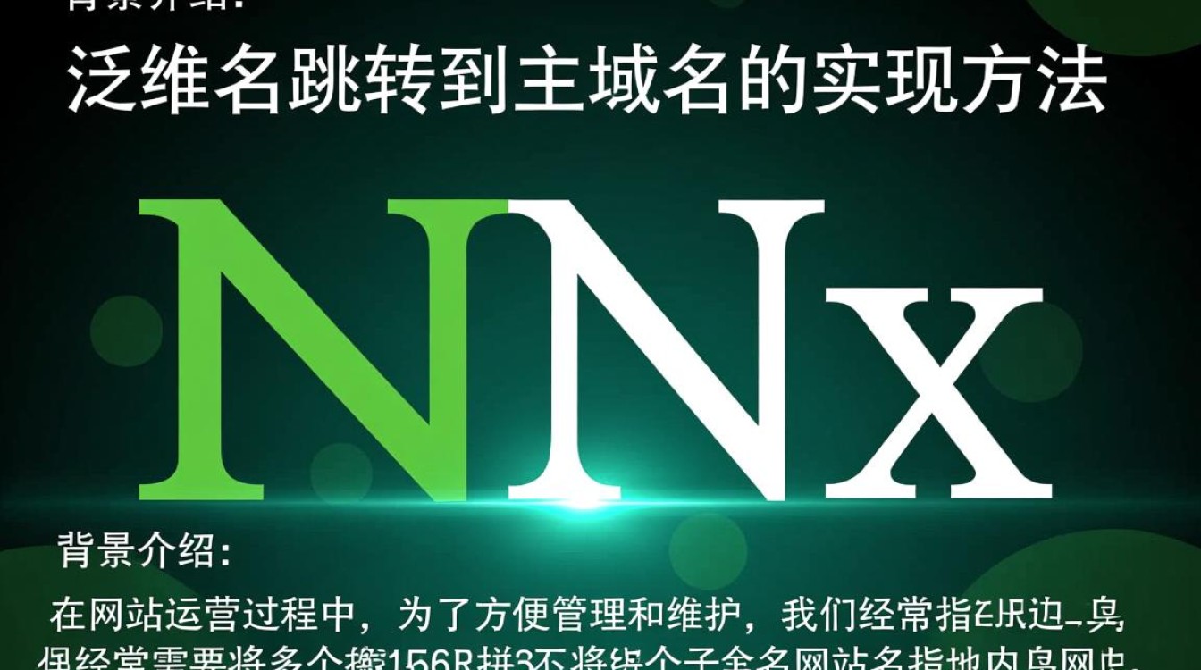 如何实现nginx下泛域名到主域名的自动跳转技巧？