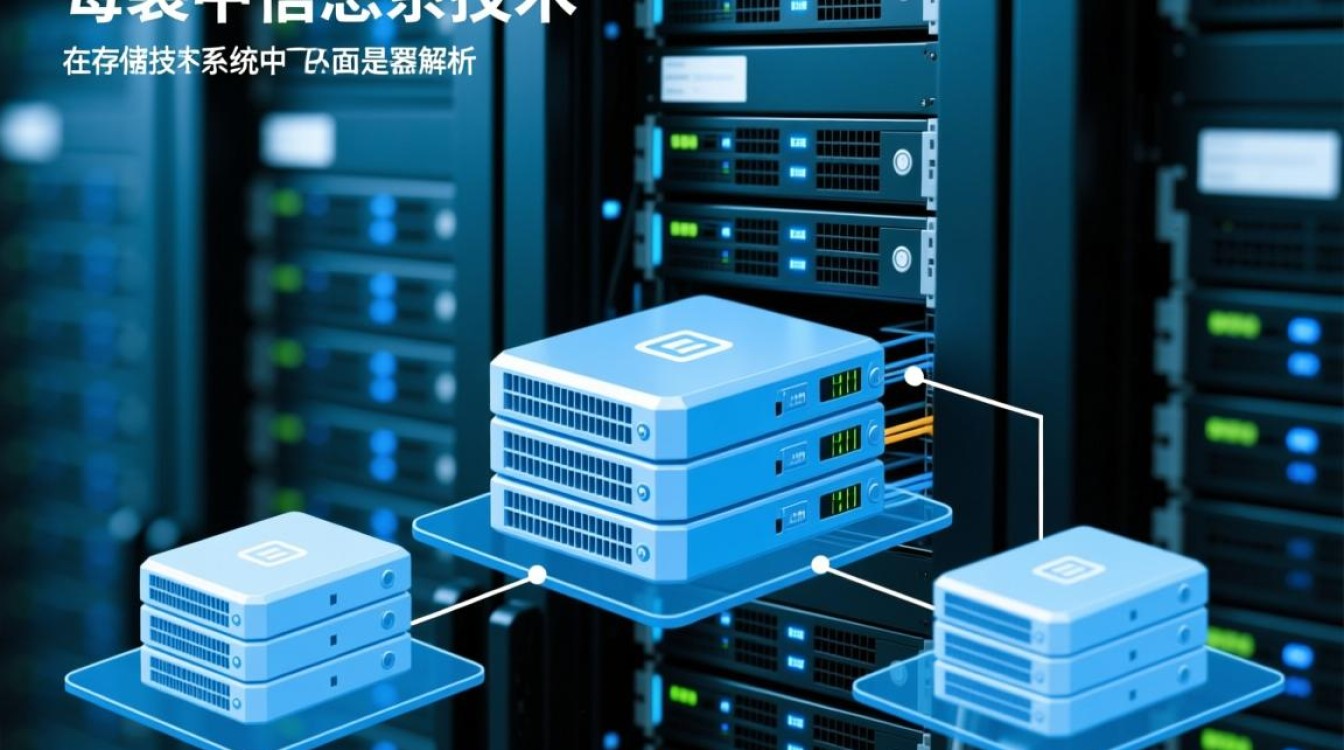 服务器挂载存储的示意图是如何呈现和解读的？