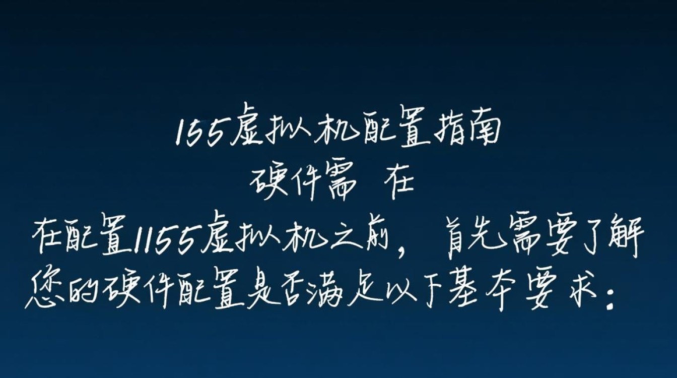1155虚拟机配置中需要注意哪些关键细节和问题？-好主机测评网