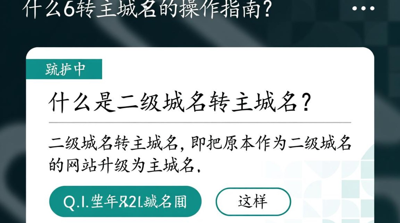 二级域名转主域名操作步骤详解，有何风险与注意事项？-好主机测评网