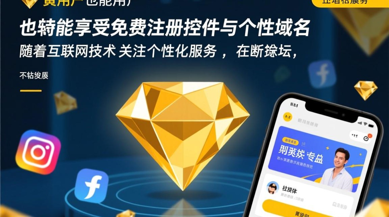 非黄钻免费注册控件个性域名