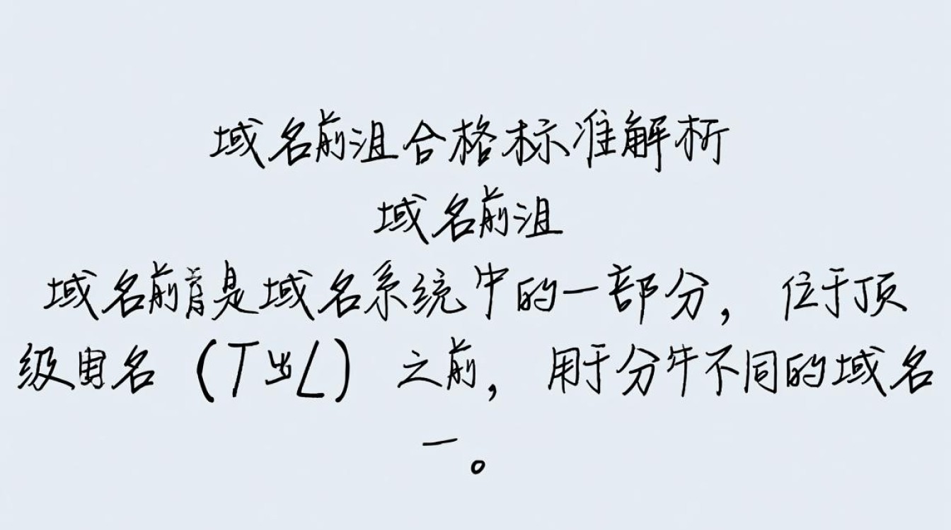 域名前缀合格标准是什么？如何确保域名前缀符合规范？