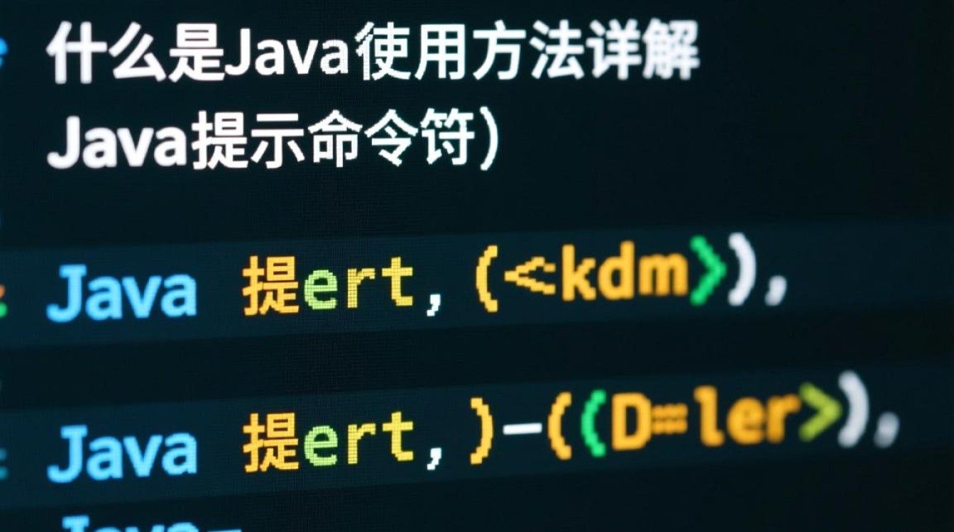 Java提示命令符的使用方法与作用是什么？详细解释一下？-好主机测评网