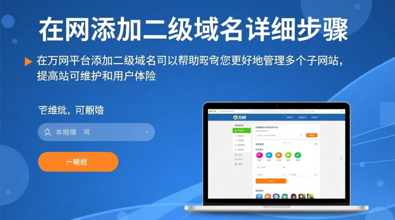 如何轻松在万网平台成功添加个人或企业二级域名？
