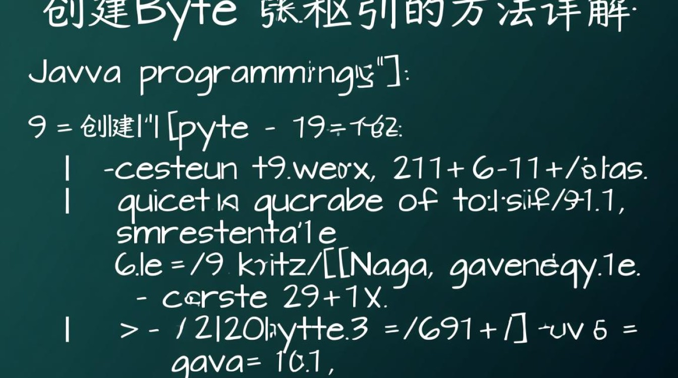 Java中创建byte数组的正确方法是什么?有几种常见方式可以实现?-好主机测评网