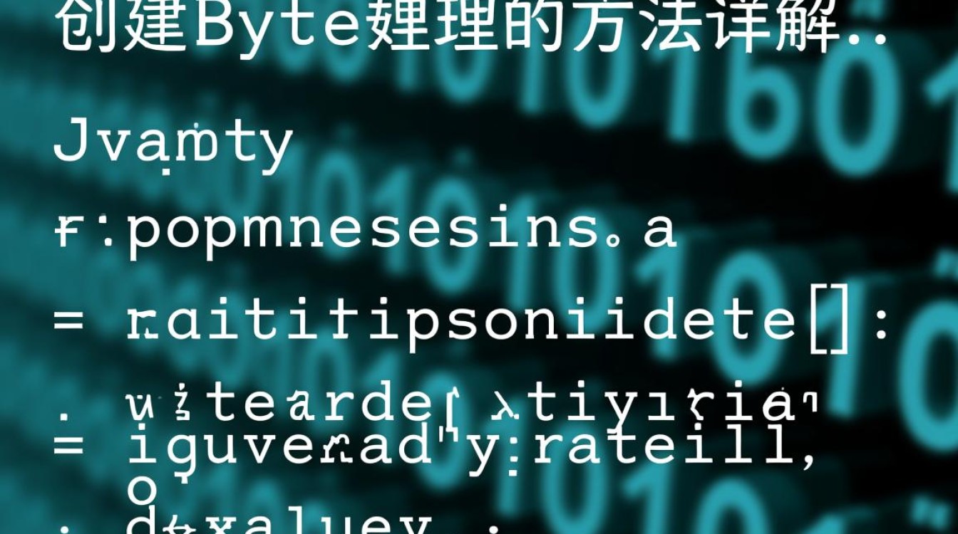 Java中创建byte数组的正确方法是什么?有几种常见方式可以实现? Java中创建byte数组的正确方法是什么?有几种常见方式可以实现?