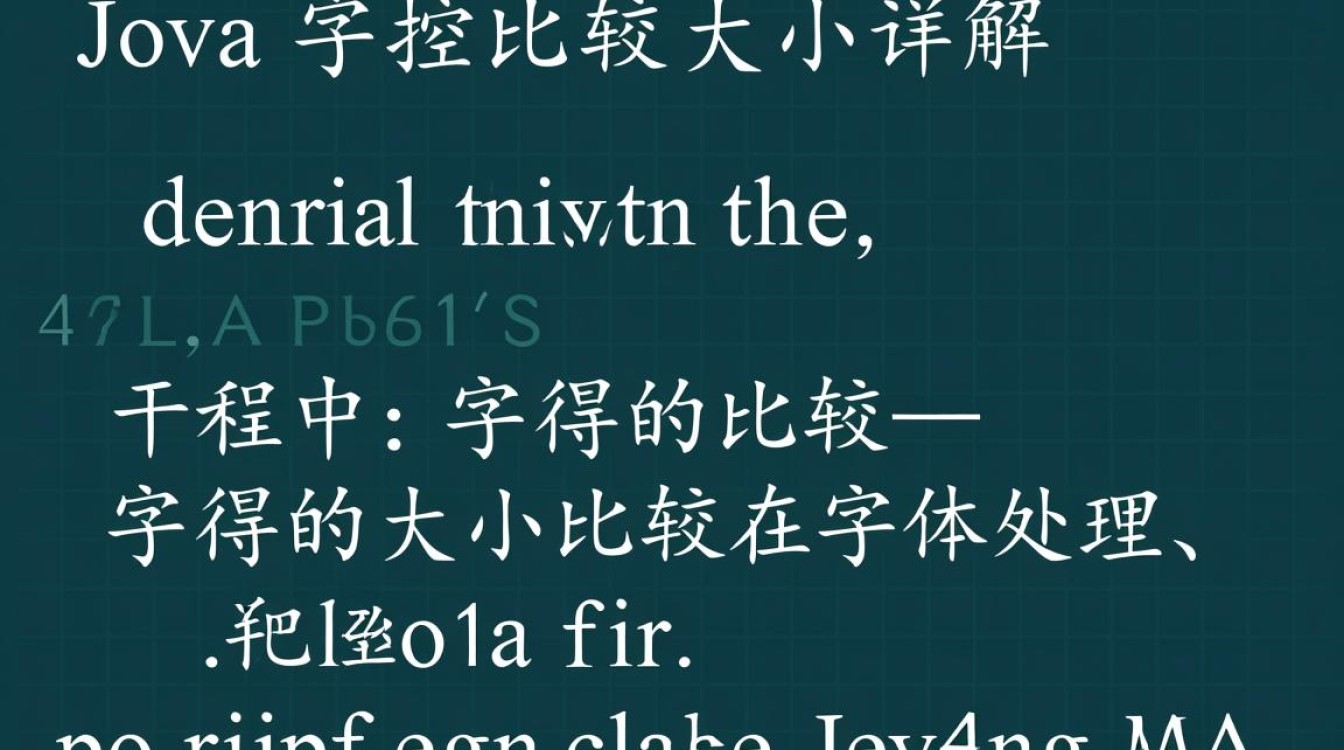 Java中字符大小比较的几种方法及其适用场景有哪些? Java中字符大小比较的几种方法及其适用场景有哪些?