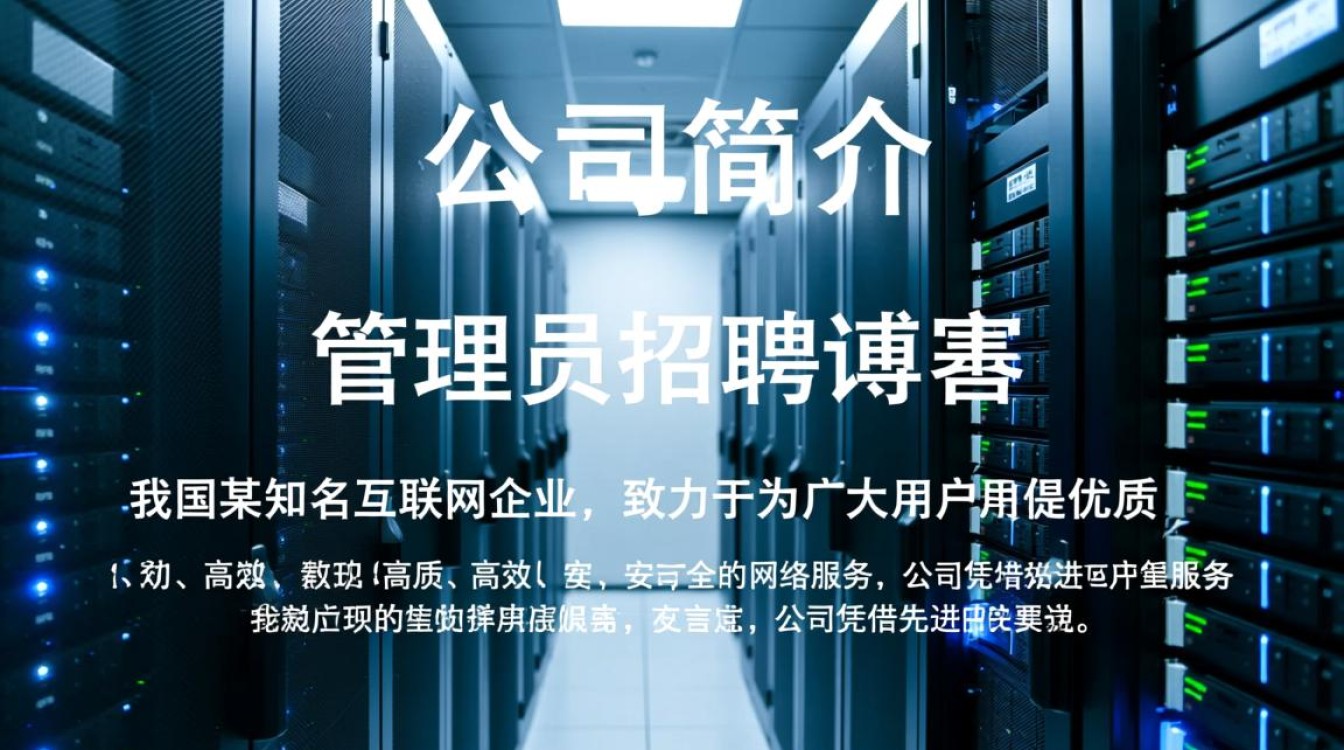 服务器招聘管理员，你准备好迎接挑战了吗？