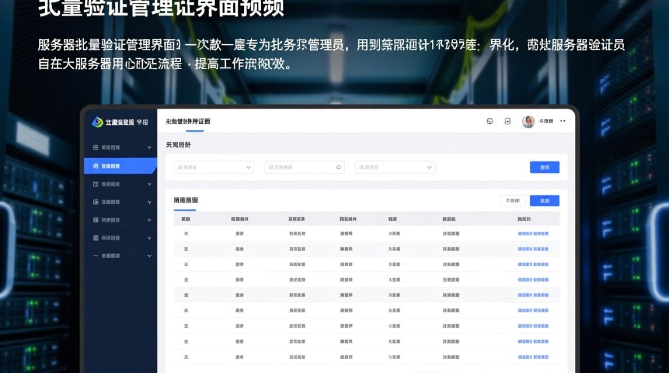 服务器批量验证管理界面预览,如何优化界面设计提升用户体验? 服务器批量验证管理界面预览,如何优化界面设计提升用户体验?