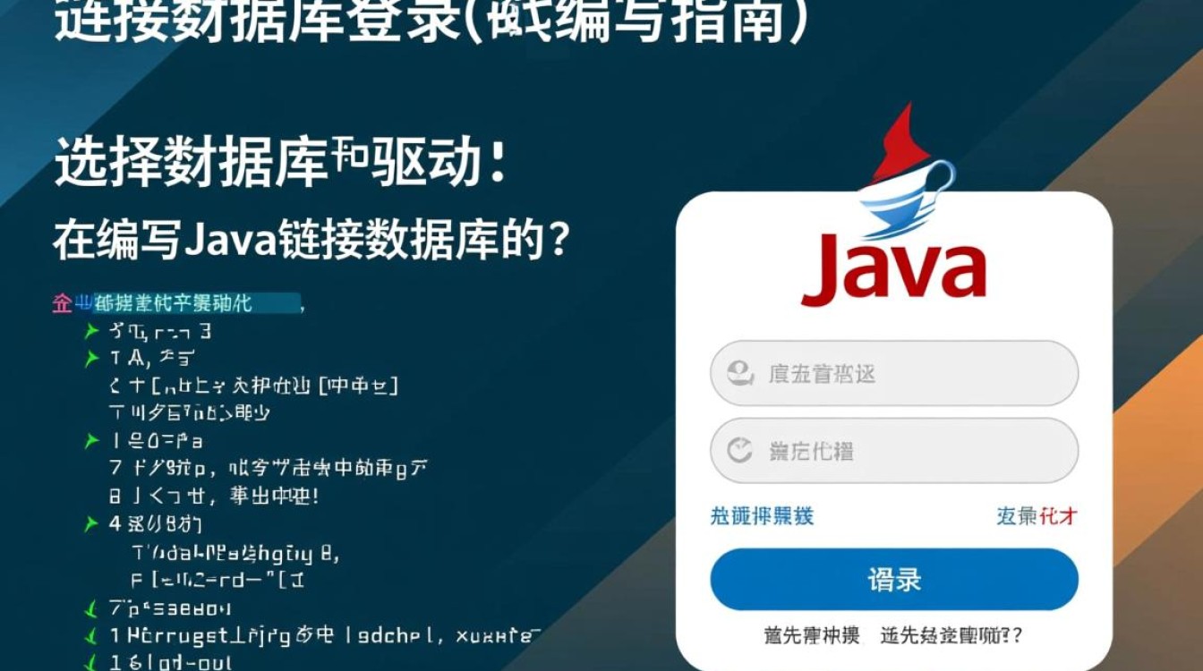 Java连接数据库登录代码编写步骤及示例详解？