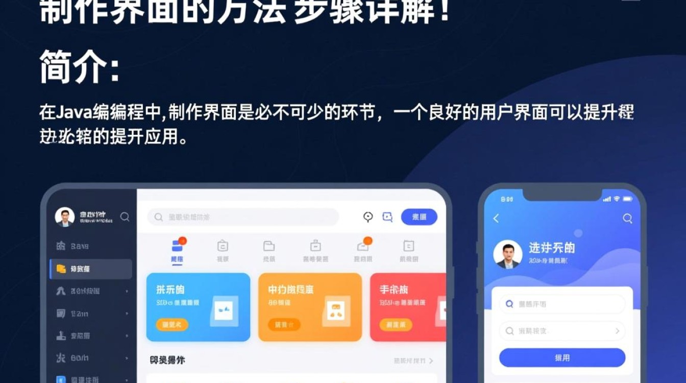 Java中制作界面有哪些方法与技巧？如何实现高效界面开发？