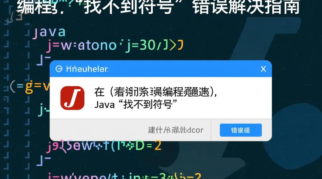 Java程序中符号找不到?是哪个符号?如何快速定位并解决? Java程序中符号找不到?是哪个符号?如何快速定位并解决?