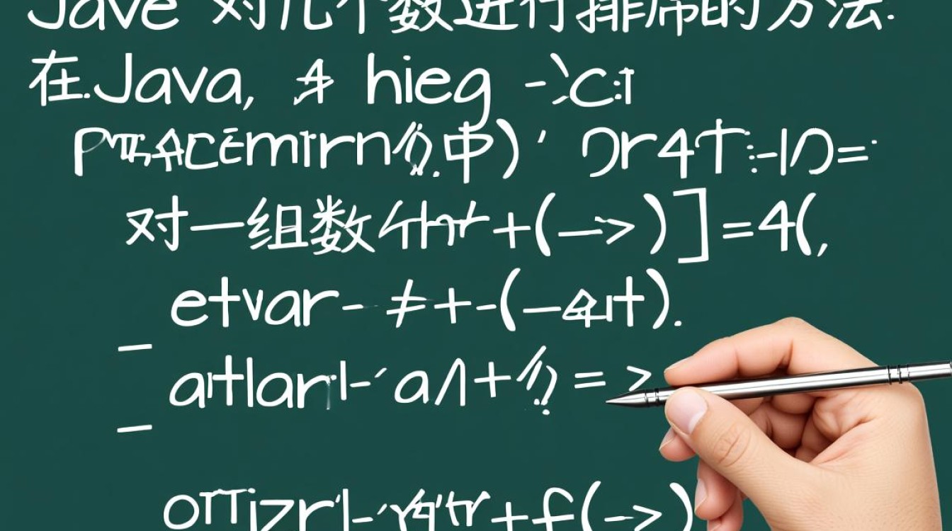 Java中如何高效对多个数字进行排序操作？哪种排序算法更合适？