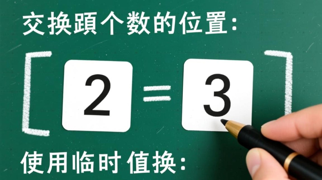Java中实现两个数位置互换的详细方法是什么？