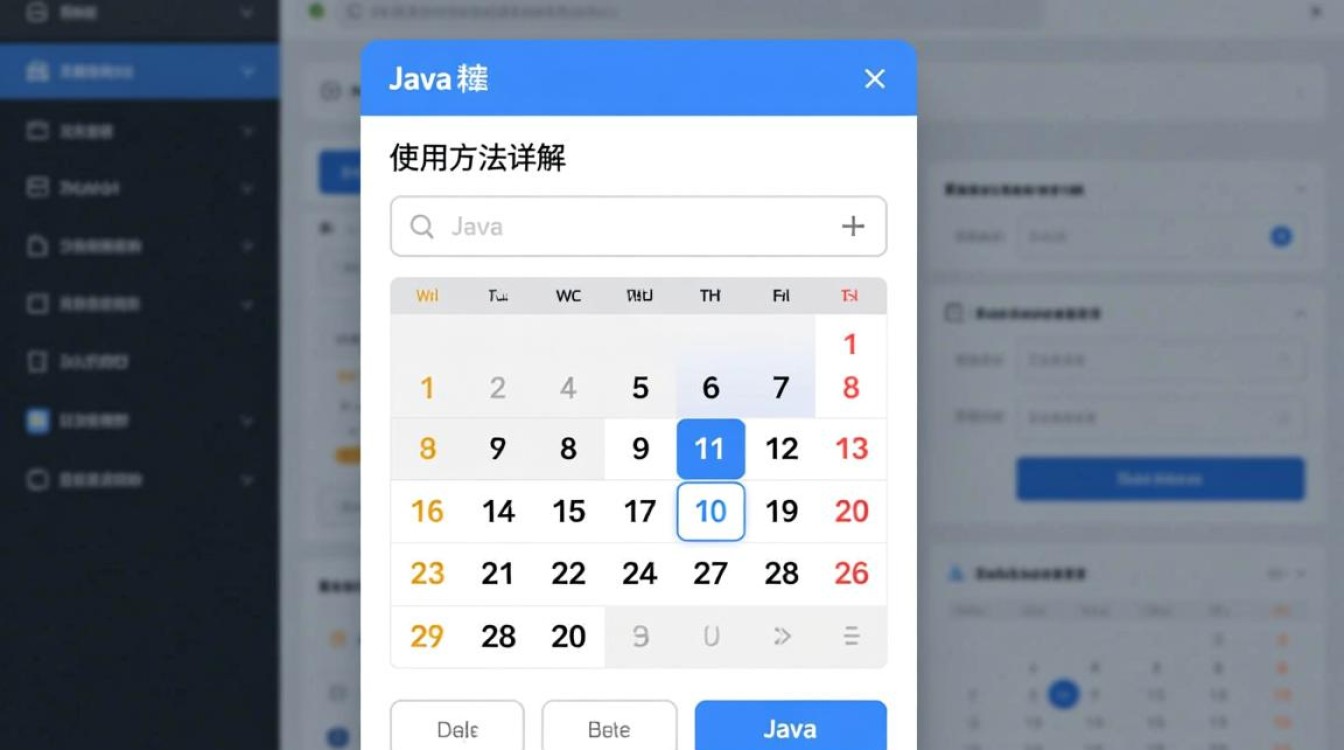 Java日期选择控件使用教程及常见问题解答？-好主机测评网