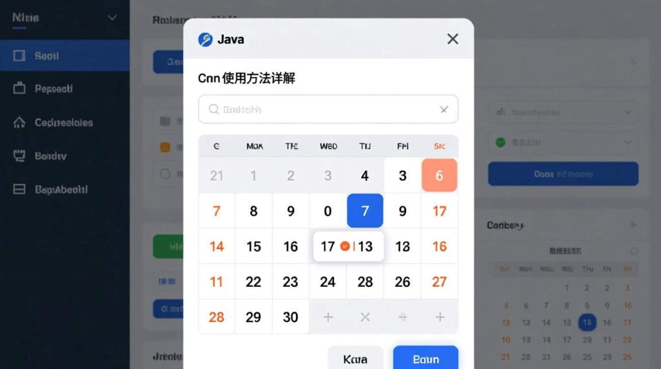 Java日期选择控件使用教程及常见问题解答？