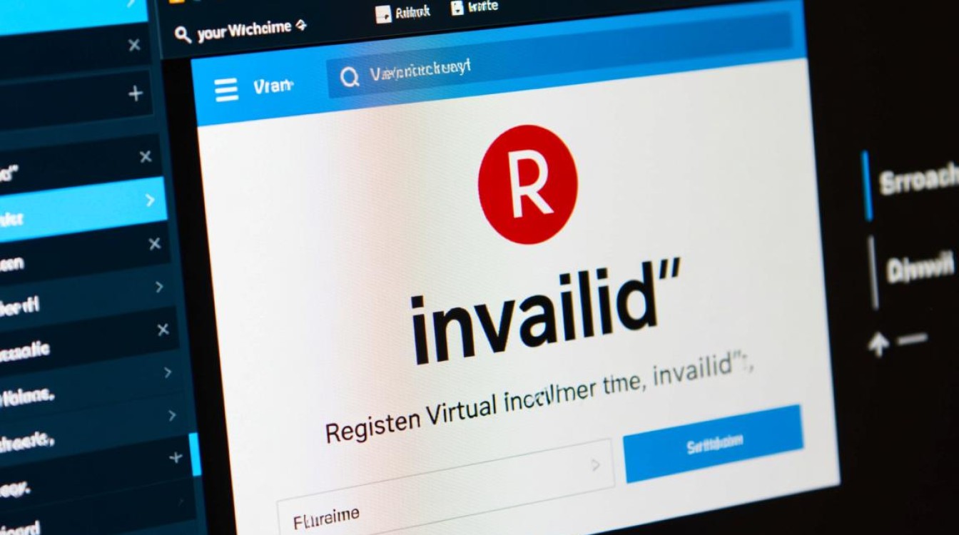 注册虚拟机时频繁出现invailid错误，原因是什么？