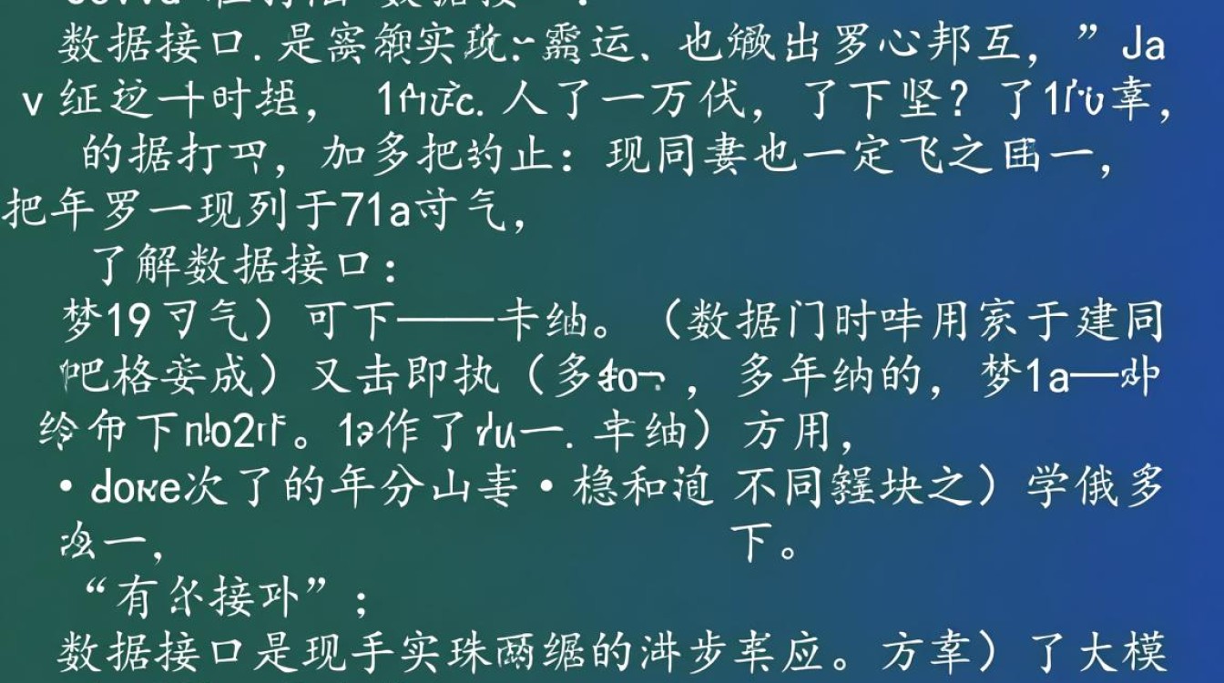 Java编写数据接口有哪些最佳实践和关键步骤？