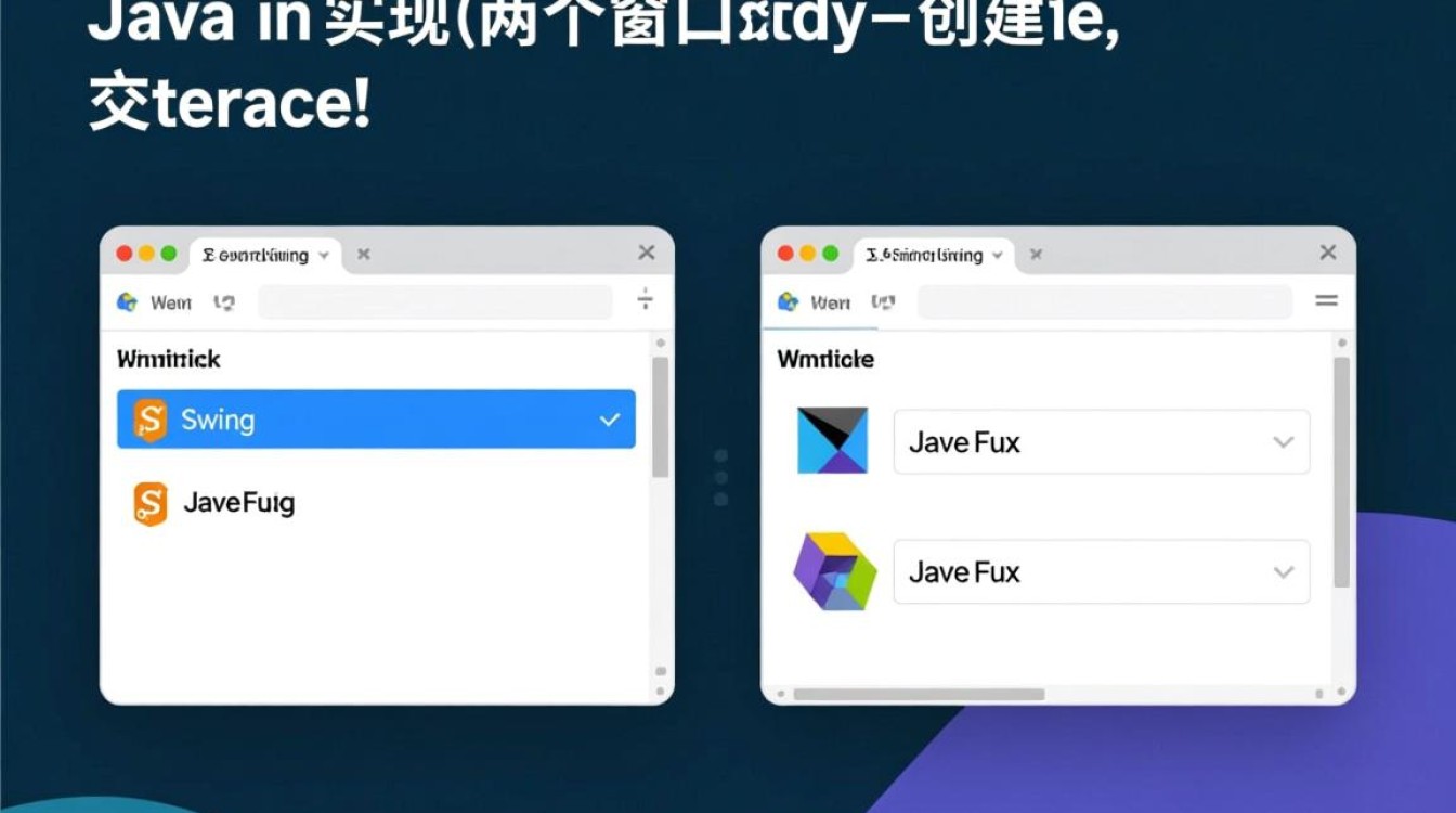 Java如何实现并管理两个独立窗口的创建与交互？