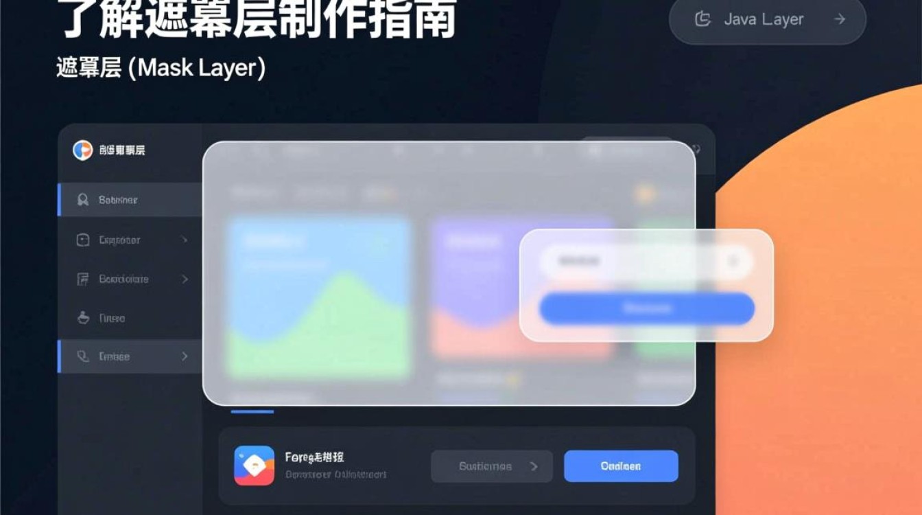 Java中如何实现一个自定义遮罩层效果？
