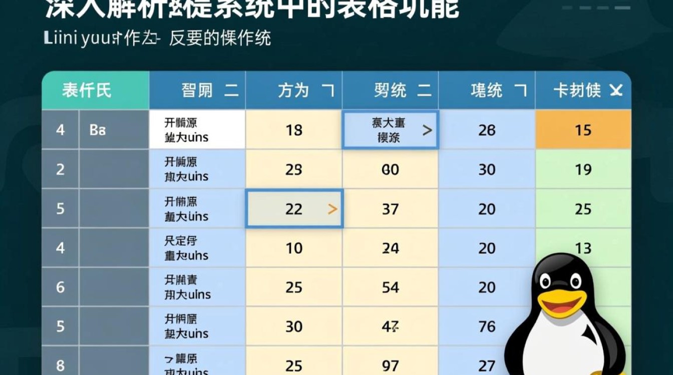 Linux表格中，有哪些关键功能或特性让它在系统管理中如此受欢迎？