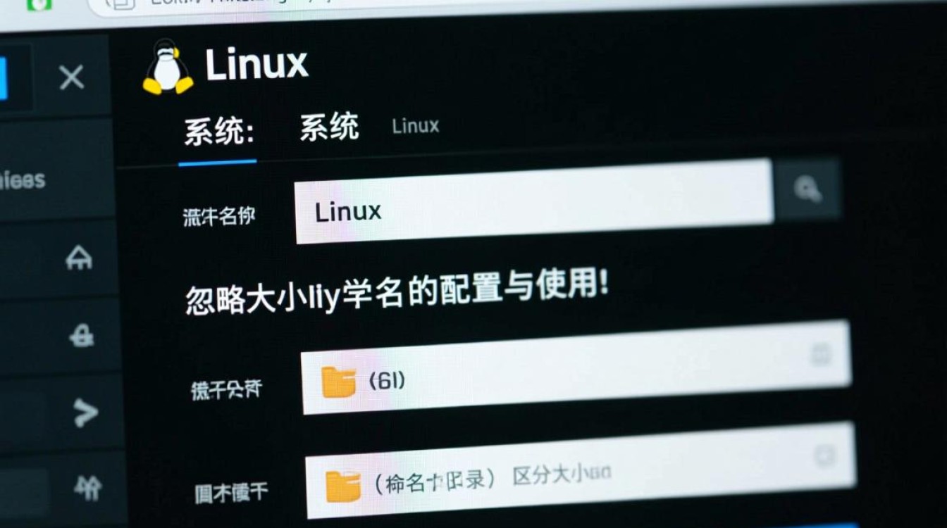 Linux配置中如何设置环境变量使文件路径搜索忽略大小写？