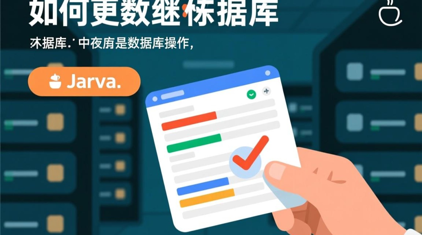 java中怎么更新数据库