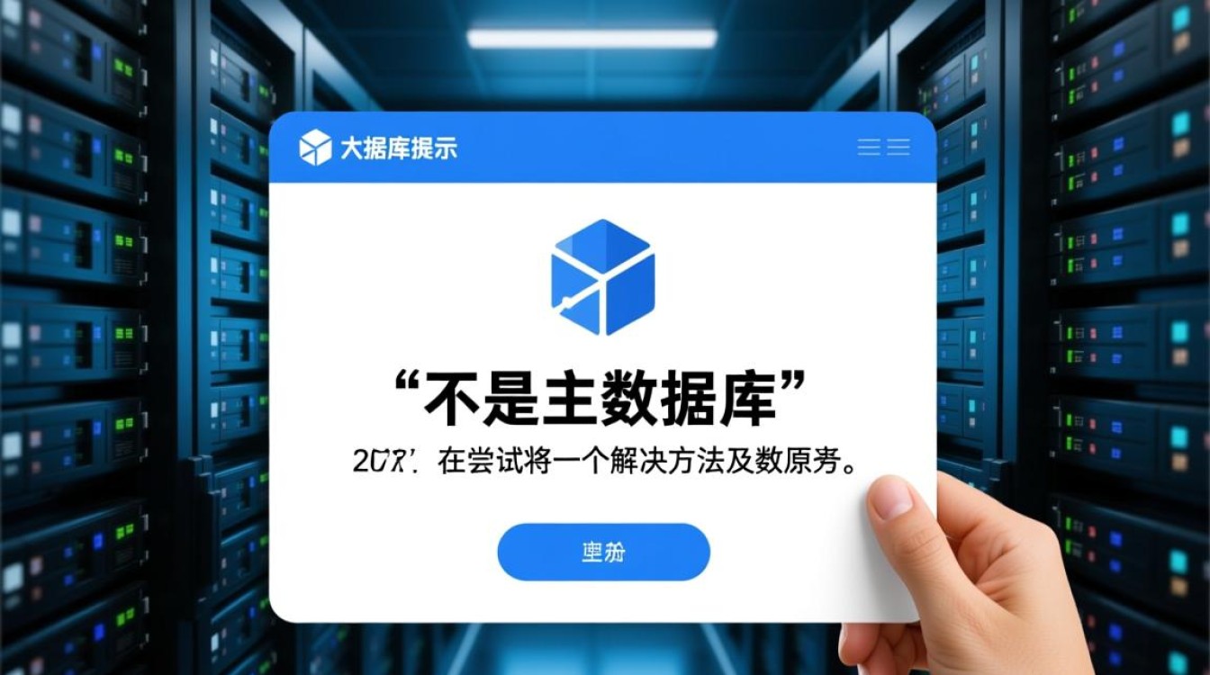 为何附加数据库时系统提示非主数据库，如何解决此问题？