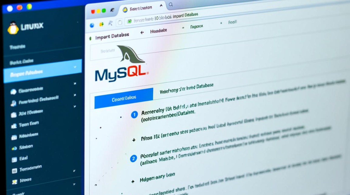 Linux环境下MySQL数据库导入操作具体步骤是怎样的？