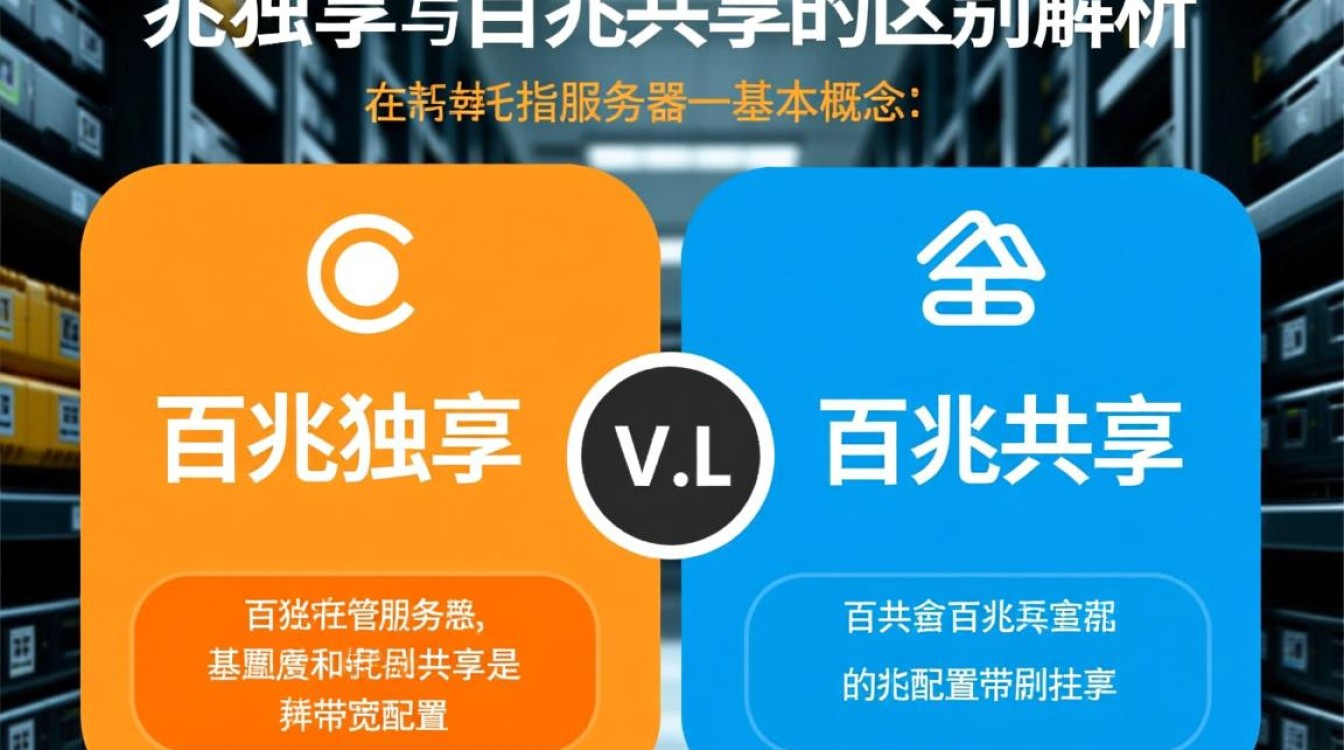 百兆独享与百兆共享服务器托管，性能差异何在？选择哪个更划算？