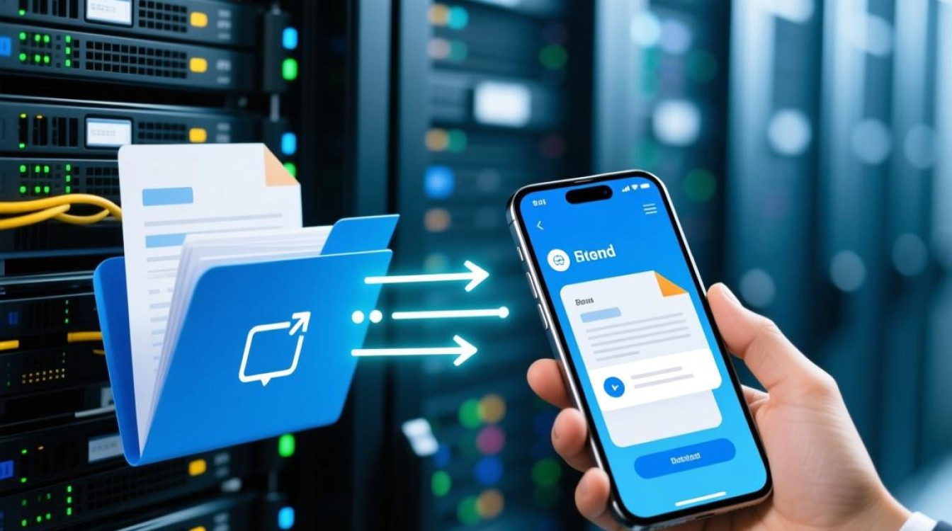 如何在服务器上为手机端设置并放置特定文件？