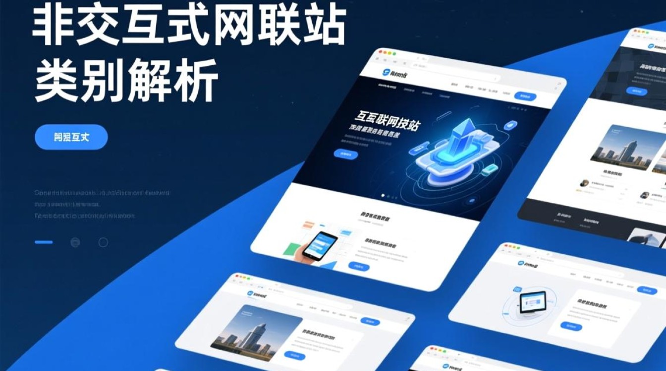 非交互式网站类别有哪些具体特点和应用场景？